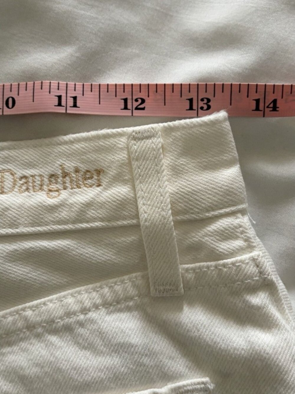 Favorite Daughter Women’s High Rise Juni White Shorts Size 25 NWT - Picture 10 of 12